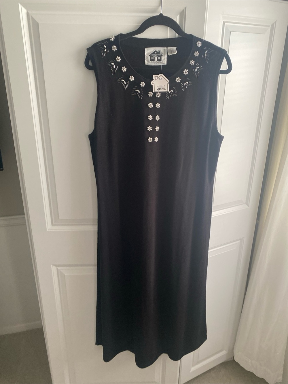 Storybook Knit Exclusively For Home Shopping Network Vintage Plus Size Dress 1X